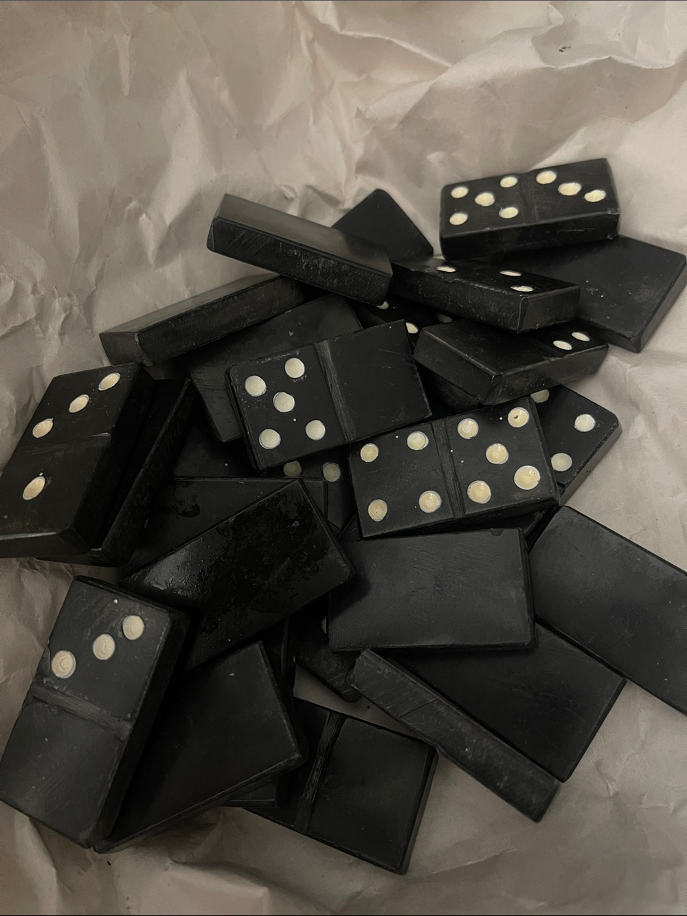 Made in Mexico- Black Domino Set - Classic Home Games